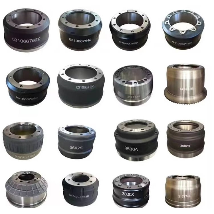 Hot Sale 3600A Brake Drums for America Type Truck and Semi-trailer Axle Wheels Heavy Duty Brake Drum 3600AX