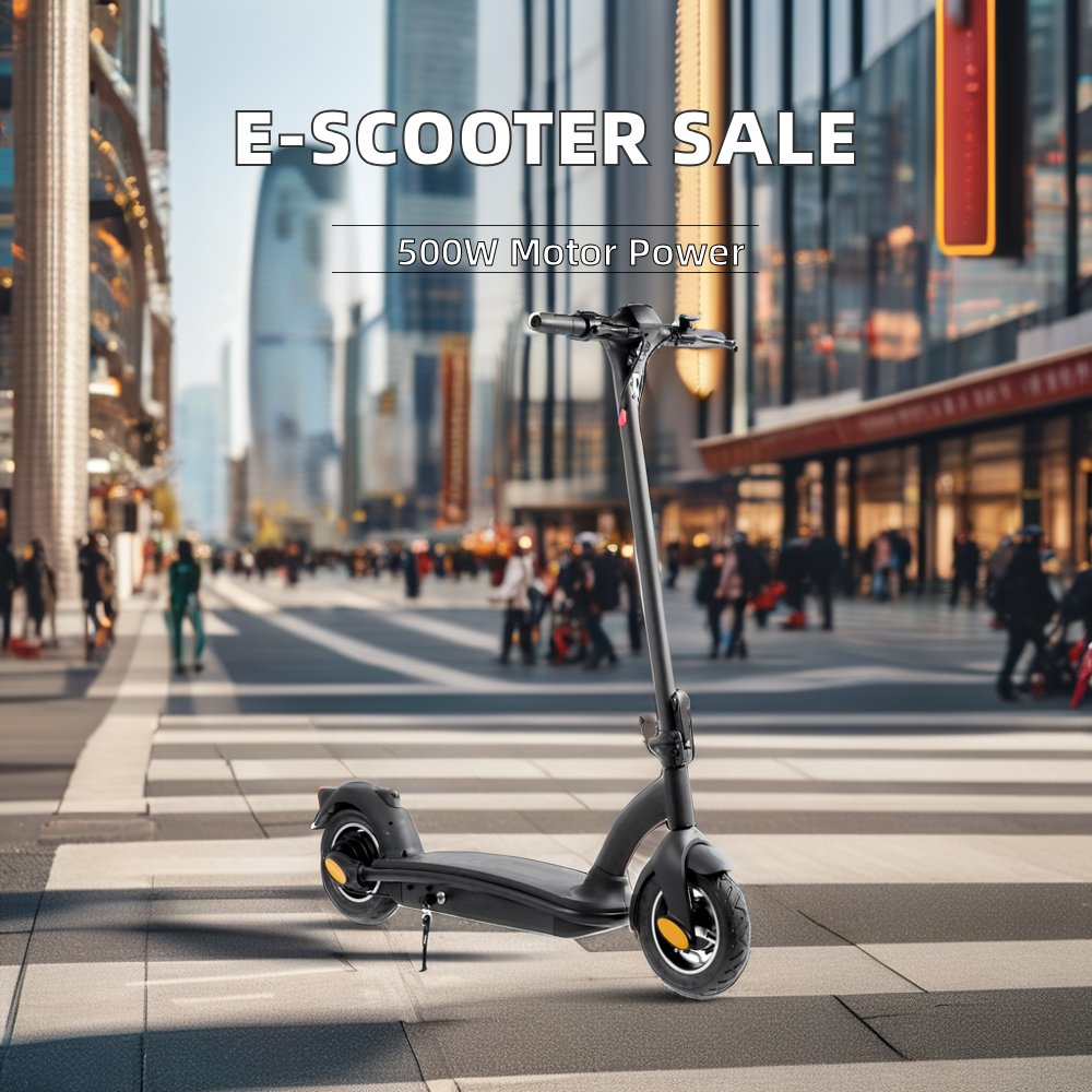 China Electric Vehicle Manufacturer Electric Scooter 500W Max Loading to 120kg Urban Electric Adult Scooter