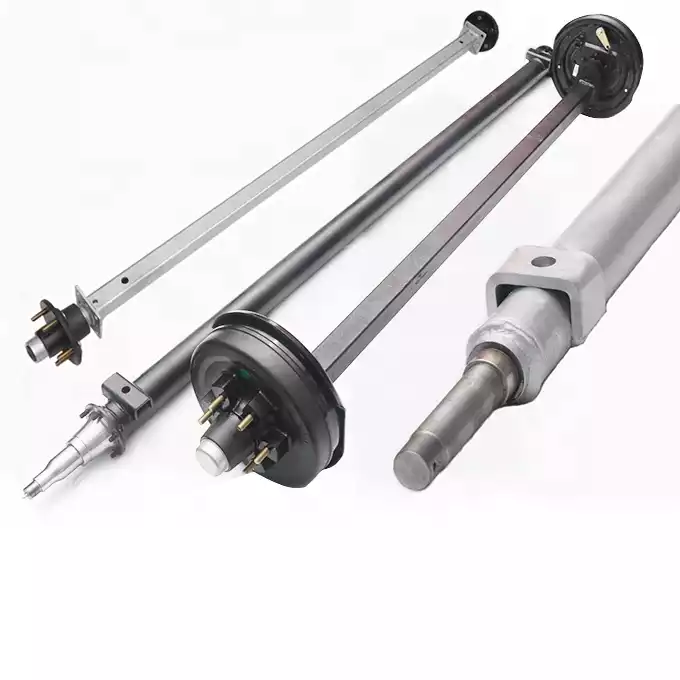 Trailer Axle With Electric Brake (parking Lever) Trailer Spare Parts for Camper Trailer