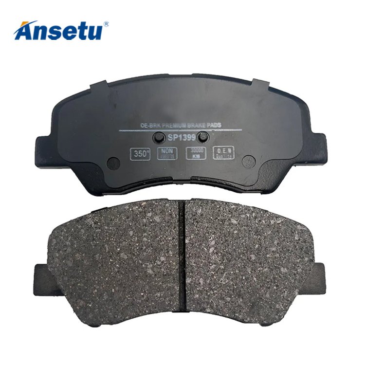 Ansetu D1593 SP1399 Factory High Quality Auto Car Brake Pads for Hyundai Accent Elentra KIA Rio K3 581011WA00