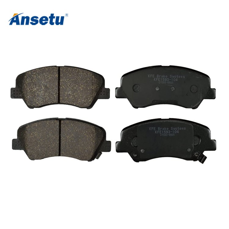 Ansetu D1593 SP1399 Factory High Quality Auto Car Brake Pads for Hyundai Accent Elentra KIA Rio K3 581011WA00