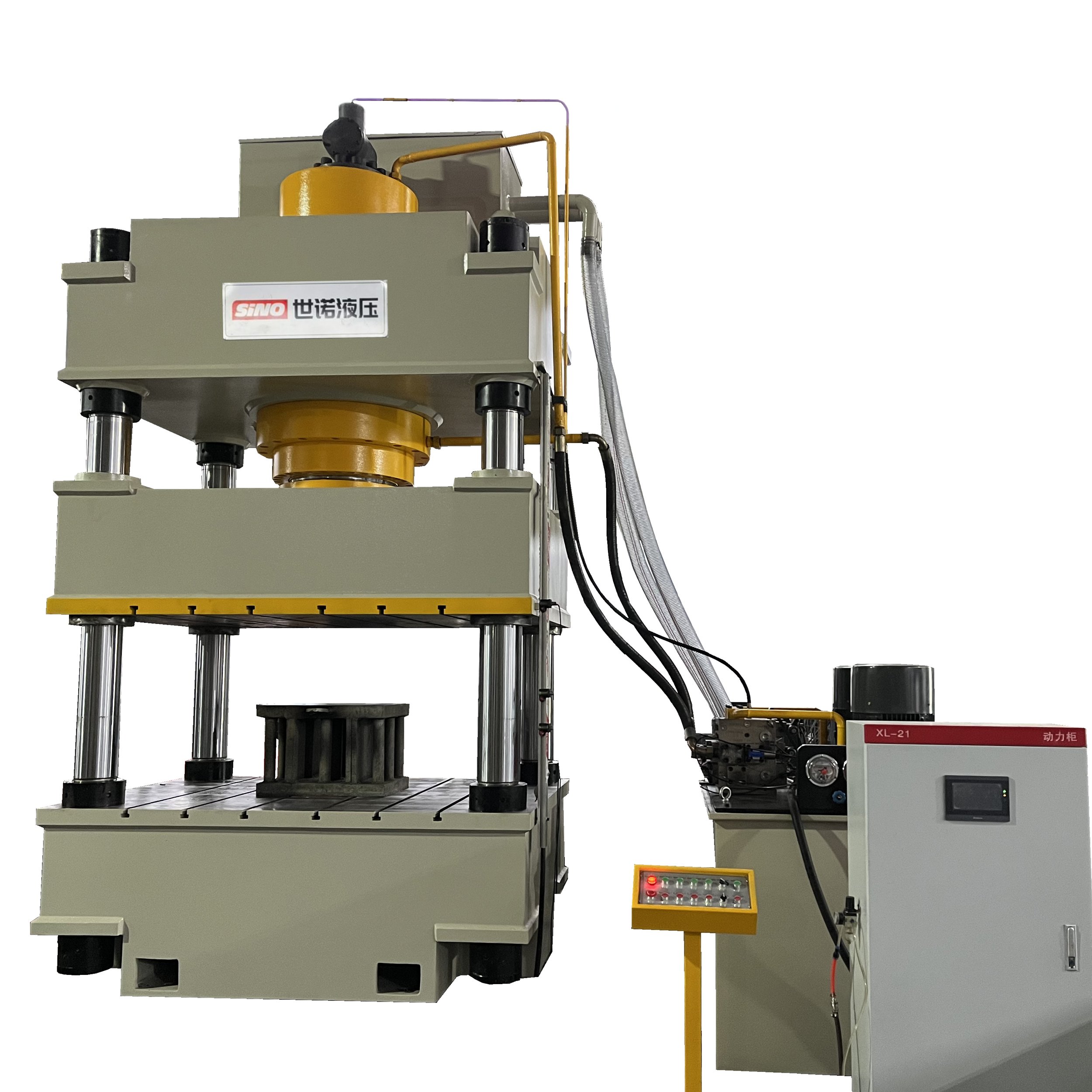 315T Four Column Brake Pad Making Hydraulic Press Machine Heat 4 Columns Hydraulic Press Customized Automatic CNC