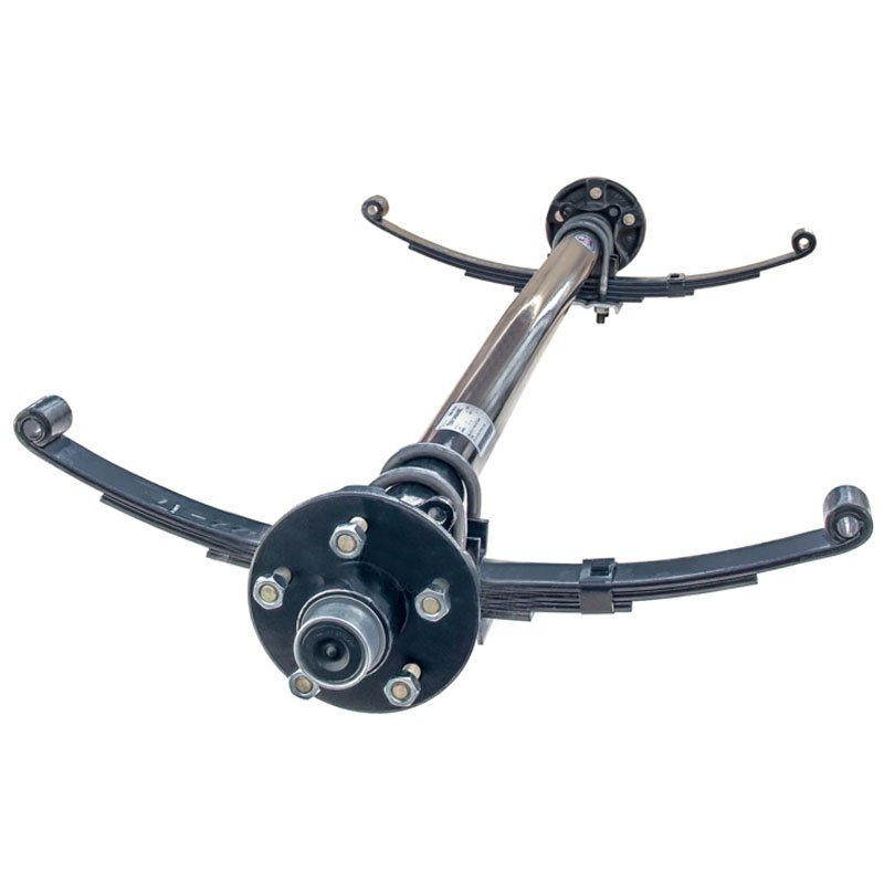 Customized 3500 Lb 7000 Lb 10000 Lb Trailer Axle Suspension AC00900201C Stub Axle with Hub Bearing and Brake Caliper Trailer