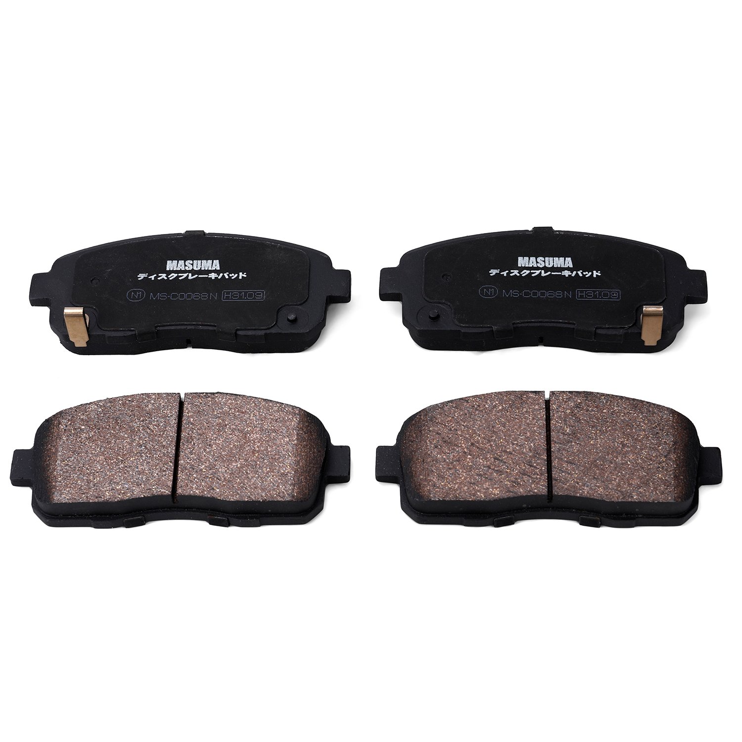 MS-C0068N MASUMA Auto Wear Sensor Pair Brake Pads Set Ceramic Disc 0446548030