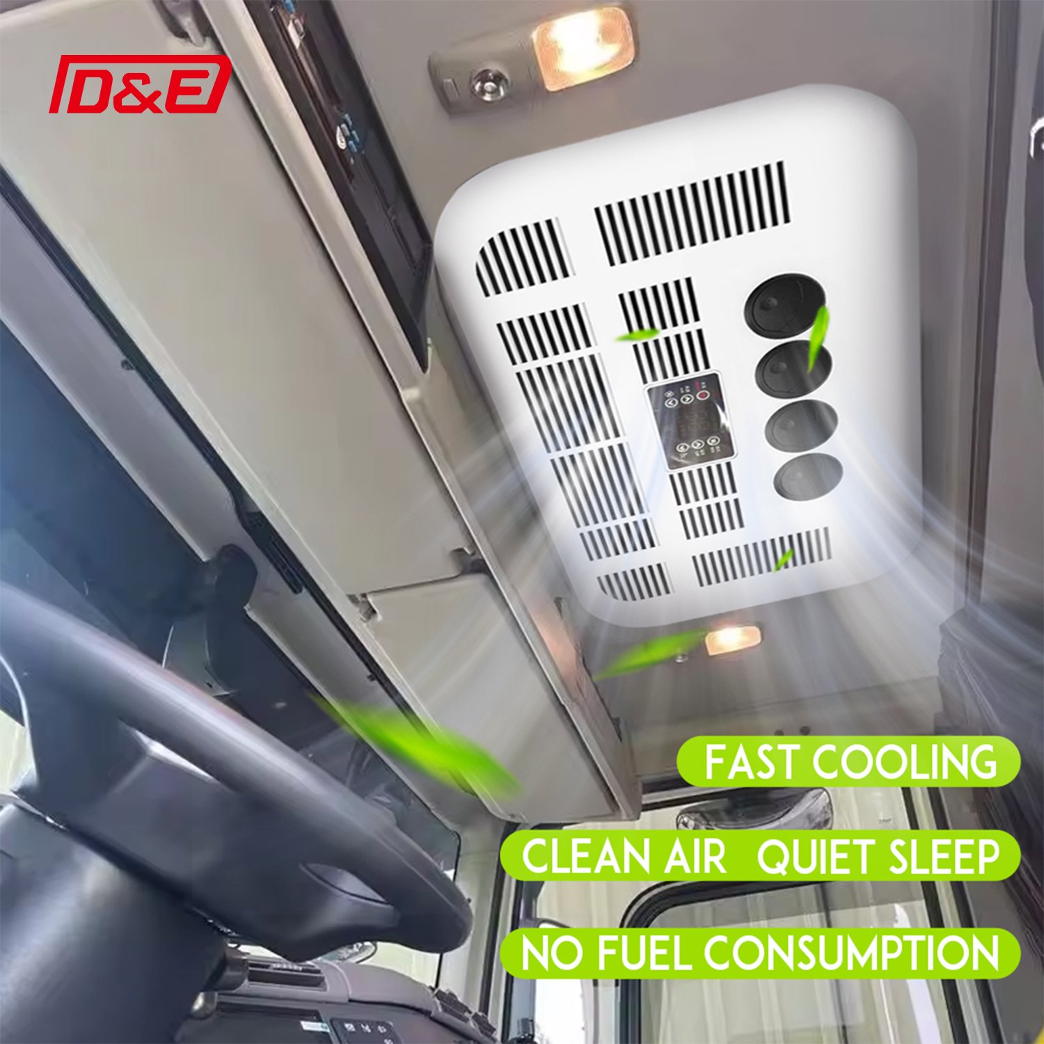 Cooling and Heating Integrated 12V 24V 48V 72V Parking Air Conditioner for Truck Van