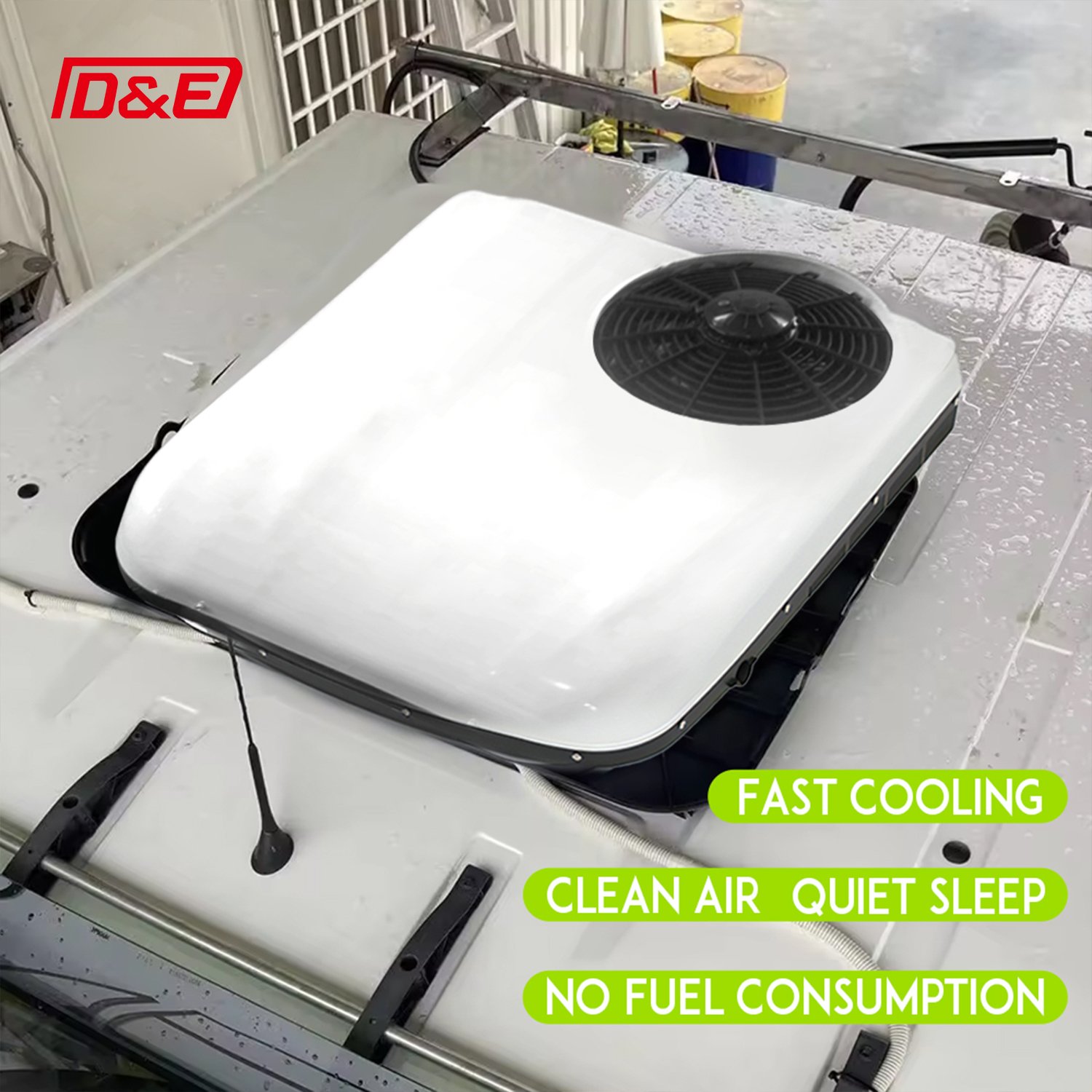 Cooling and Heating Integrated 12V 24V 48V 72V Parking Air Conditioner for Truck Van
