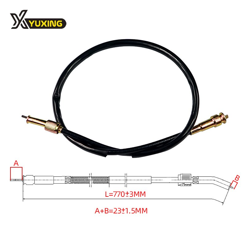 Wholesale High Quality Steel Cable Motorcycle Brake Clutch Speed Meter Mileage Cable Throttle Cable