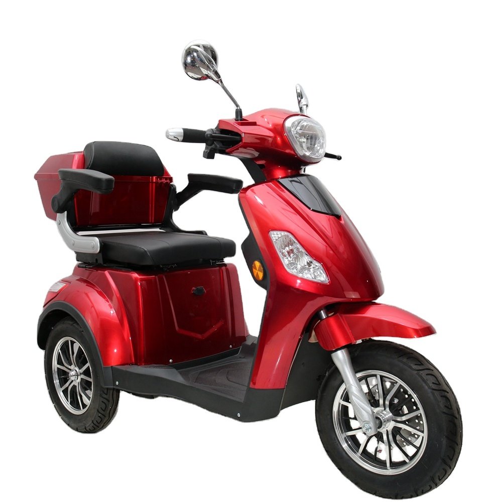 Three Wheel Front Disc Brake Adult Electric Mobility Travel Scooter with Rear Storage Box