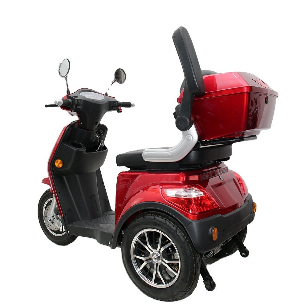 Three Wheel Front Disc Brake Adult Electric Mobility Travel Scooter with Rear Storage Box
