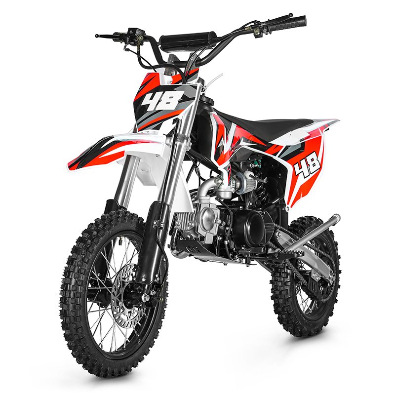 125cc Two-Wheel Dirt Bike Adult Off-Road Motorcycle Four Stroke Gasoline Cross