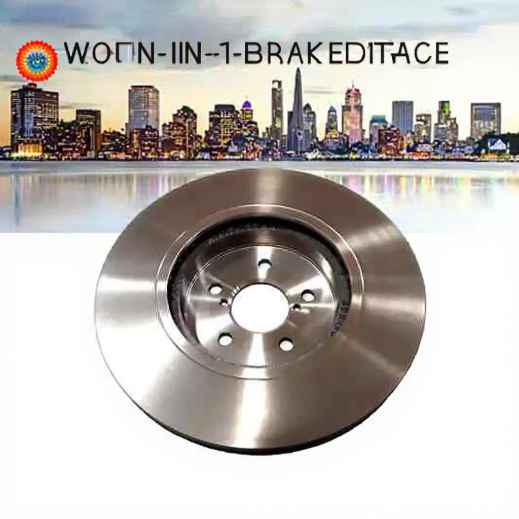 OEM Customizable Front Brake Disc with Burned Pattern Customizable Product Category