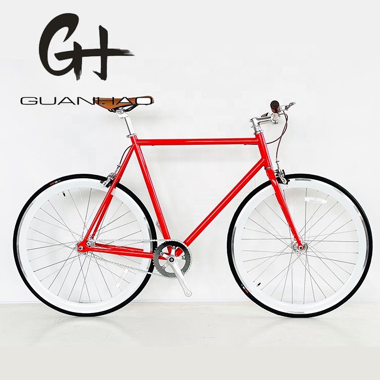 700C Single Speed Customized CE Cheap Hi-ten Steel Colorful sealed Bearing Hubs USA OEM Sport Fixie Bikes