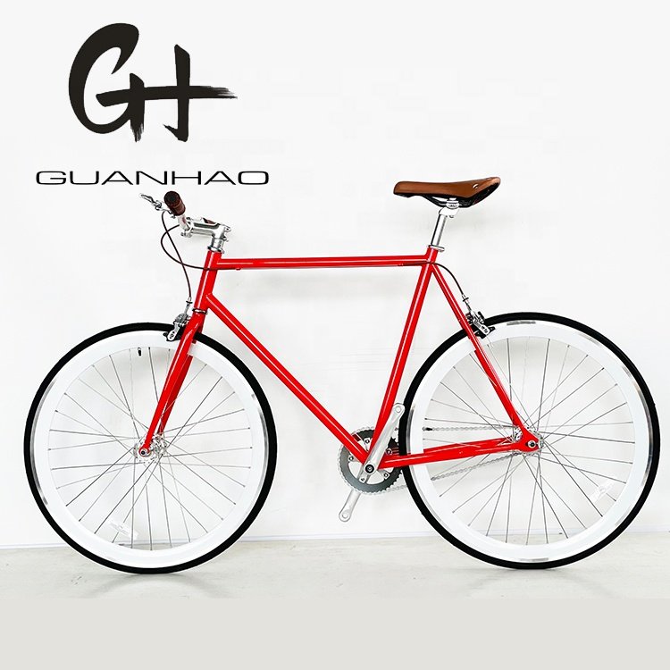 700C Single Speed Customized CE Cheap Hi-ten Steel Colorful sealed Bearing Hubs USA OEM Sport Fixie Bikes
