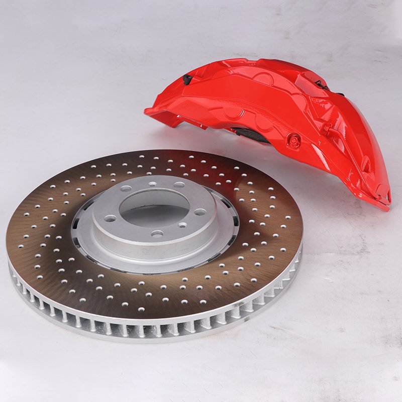 Breathtakingly Beautiful 10 POT Performance Brake Kits Big Brake Caliper for Akebono Porsche Macan Cayenne Panamera 911 718