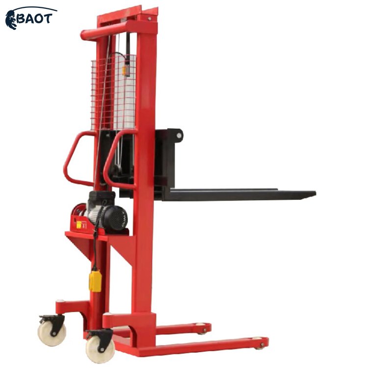 Baot Easy to Operate Stacker Lifter 400kg Quickly Manual Platform Stacker