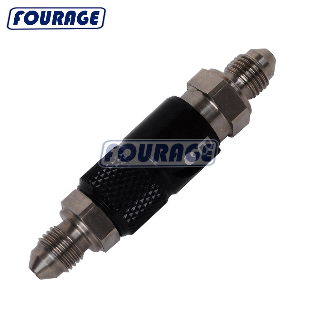 High Performance Titanium Quick Release Disconnect Fitting Dry Brake Coupler Hose Fitting Adapter
