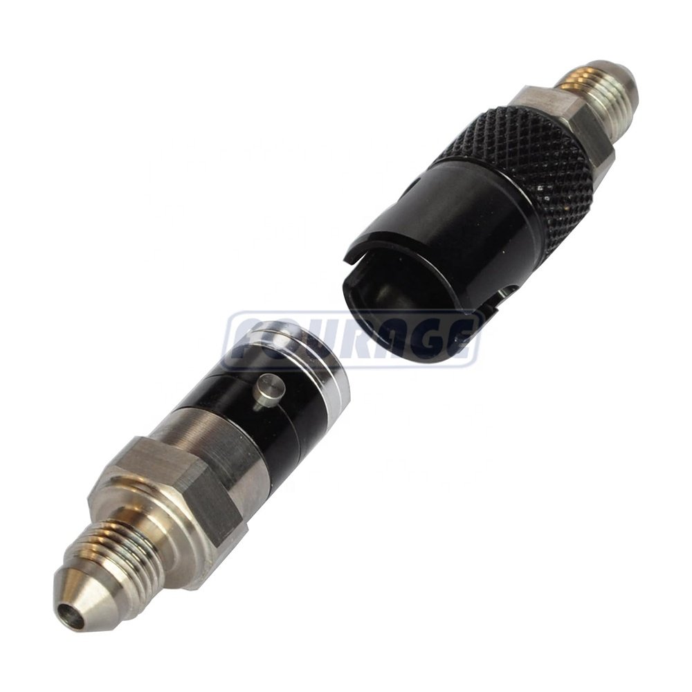 High Performance Titanium Quick Release Disconnect Fitting Dry Brake Coupler Hose Fitting Adapter