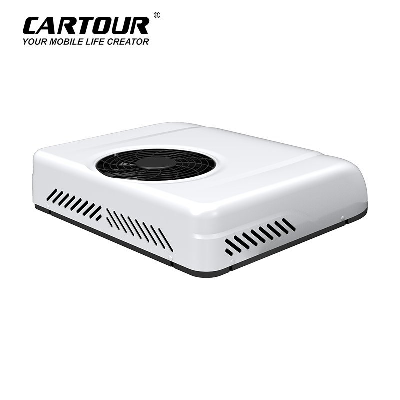 Wholesale Cartour RV 12v 24v DC Auto Parking AC Systems 12v 24v DC Ceiling Air Conditioner for Rooftop Parking