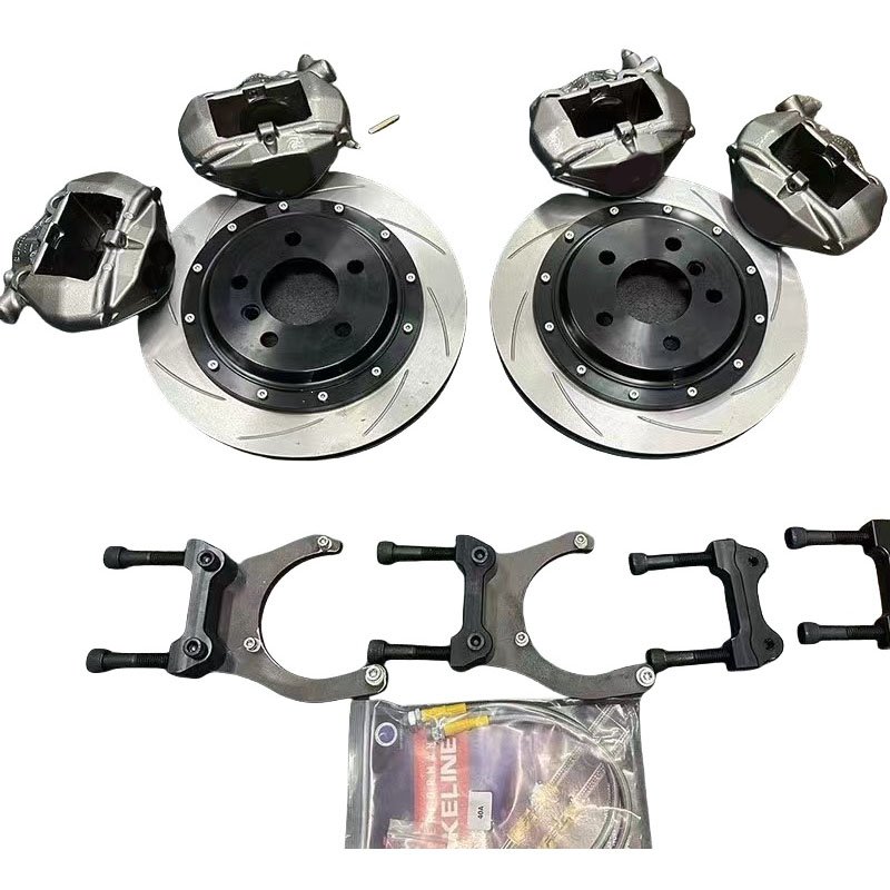 Car Brake Drift Rear Brake Caliper Double 2 Pot Big Brake Kit for bmw E46 E36 E92 E90 F30 F35 350z nissan S15 civic