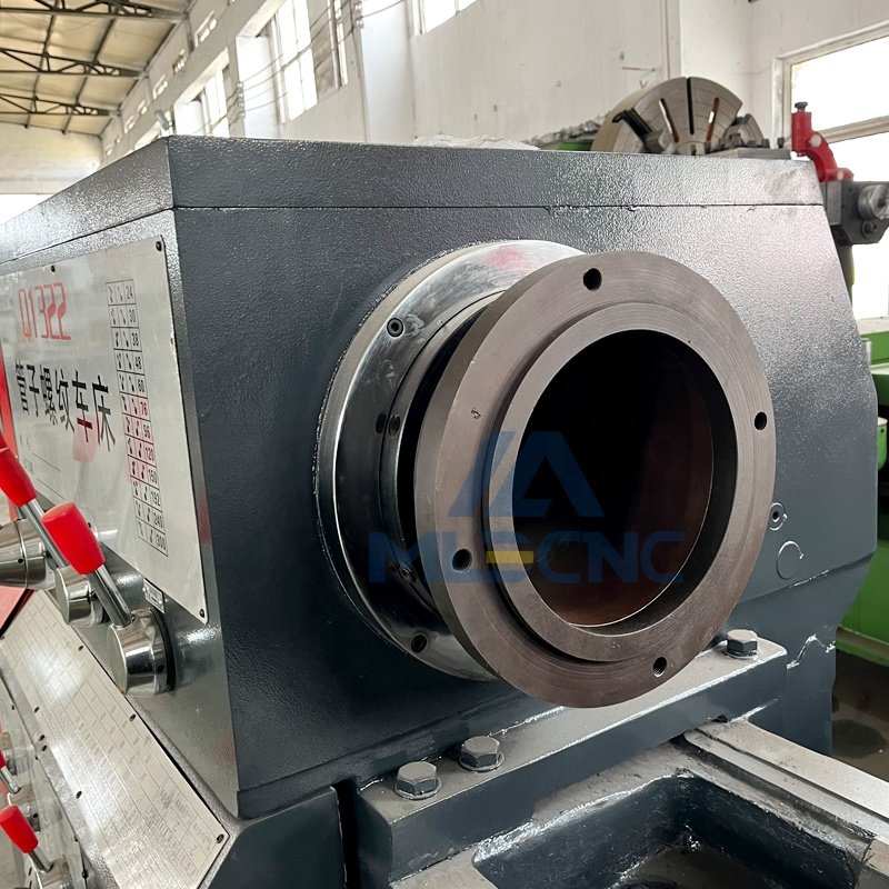 Heavy Duty Manual Metalworking Pipe Threading Lathe Q1322 External Thread Turning Oil Country Screw-Cutting Lathe