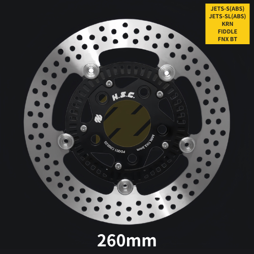 [Ready to Ship] Motorcycle 260MM Front Floating Brake Discs Rotors for SYM JET-S ABS JET-SL ABS