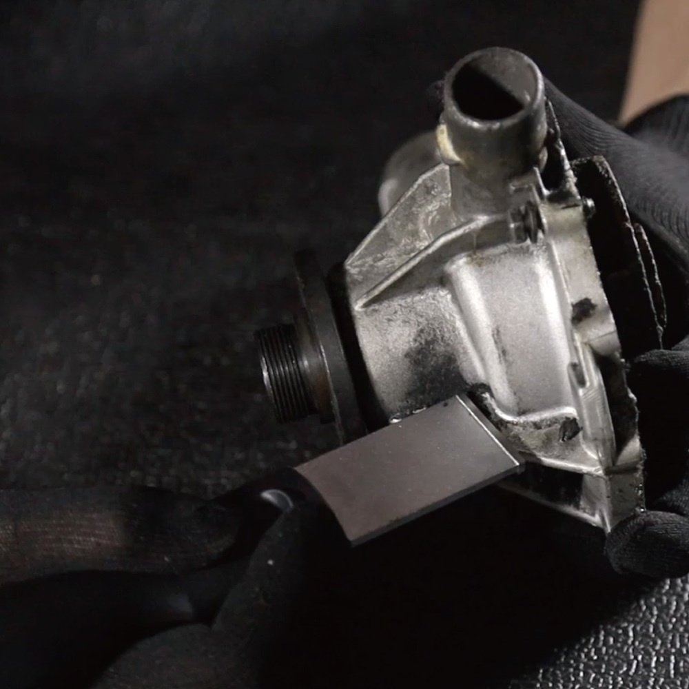 Carbide Scraper Tool for Clean Disc Brake Caliper Slides