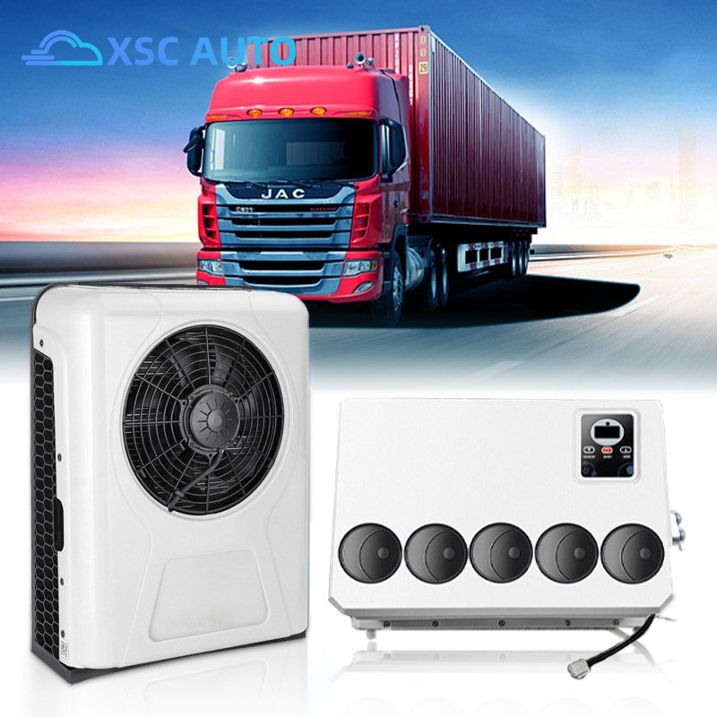 12V/24V Small Cab Air Cooling Battery Driven DC Air Conditioning Systems 12 Volt/24 Volt Parking Air Conditioner for Truck/Crane