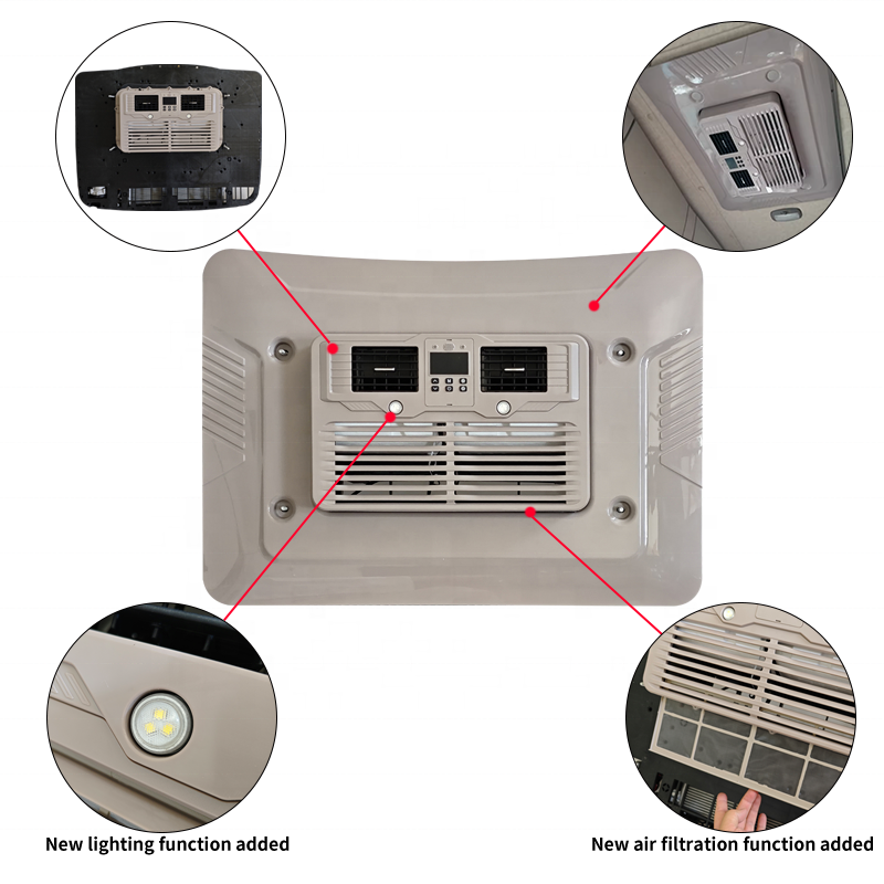 Factory Wholesale Other air Conditioning Systems 12v 24volt Parking Truck RV Bus Camper Dc Rooftop air Conditioner for Car