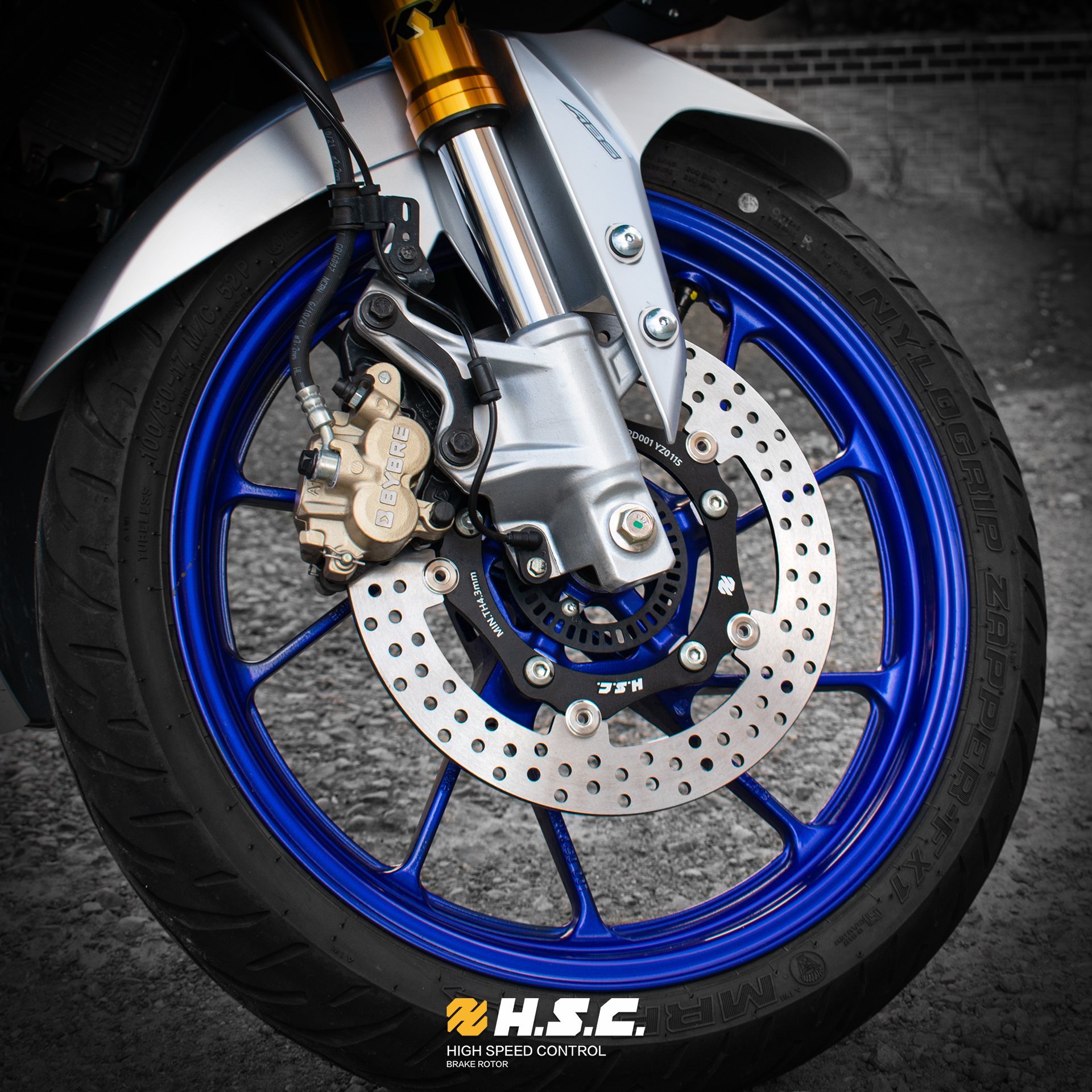 FBD036 Motorcycle 282MM Front Floating Brake Discs Rotors for YAMAHA 15V3.4 MT15 MT07 XSR700