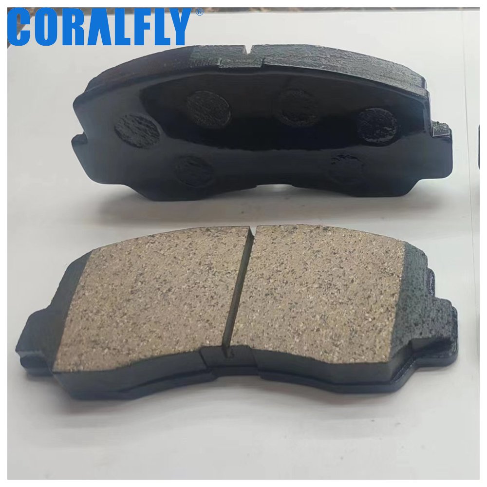 Coralfly Factory New Product Foton Brake System D208 Front Brake Pad Ceramic for toyota honda hyundai