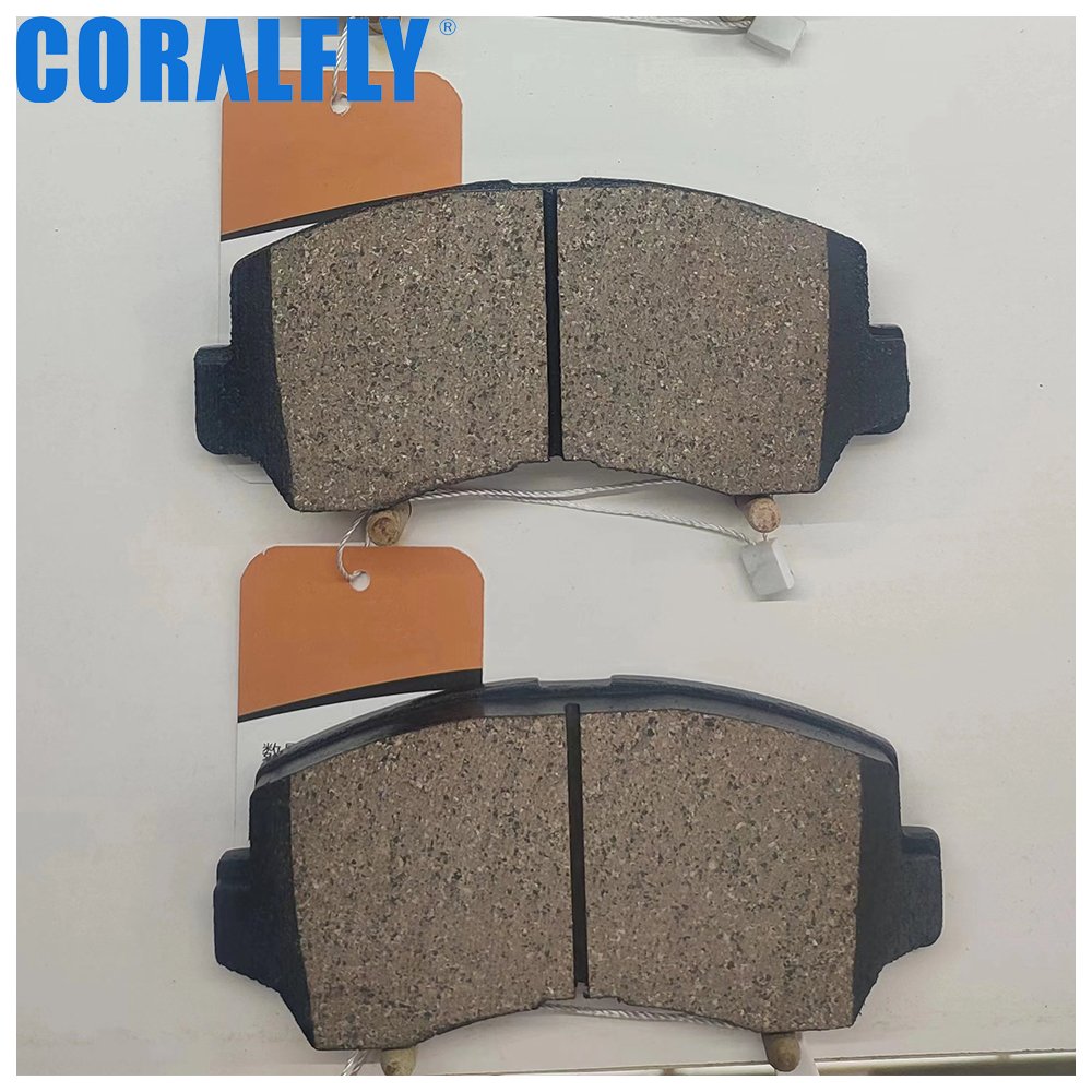 Coralfly Factory New Product Foton Brake System D208 Front Brake Pad Ceramic for toyota honda hyundai