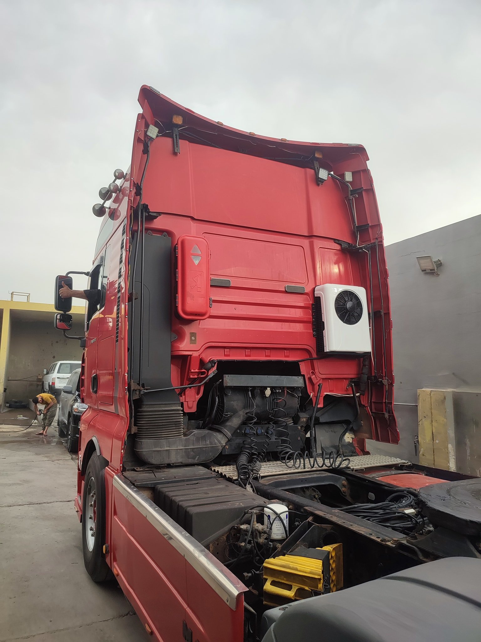 Solar Van RV Car Bus Auto Cab Cabin Electric Car Air Conditioning System Parking Cooler Split Truck Air Conditioner