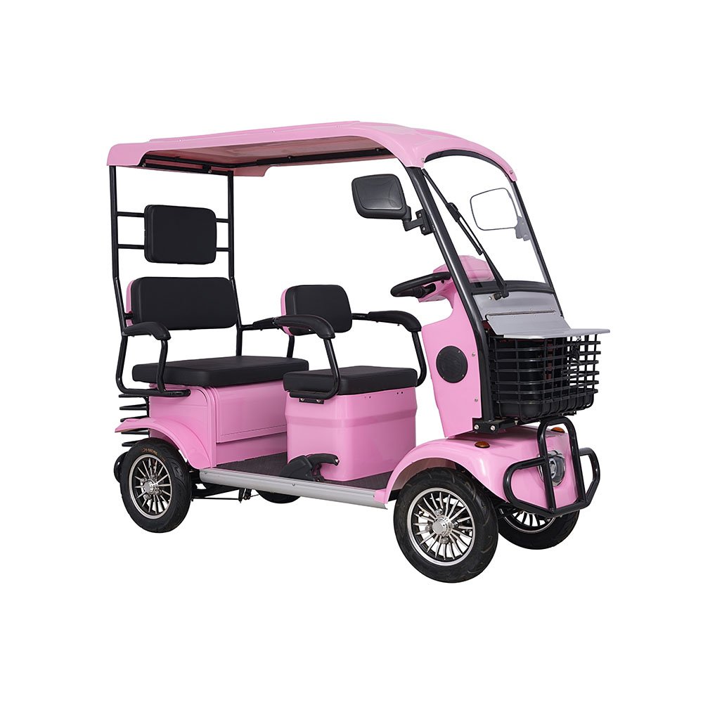 Factory Direct Price 650W/800W Long Lasting Electric Quadricycle Car Adults Electric Quadricycle Cabrio