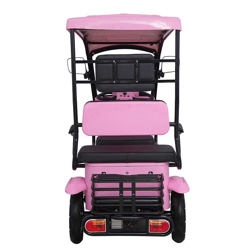 Factory Direct Price 650W/800W Long Lasting Electric Quadricycle Car Adults Electric Quadricycle Cabrio