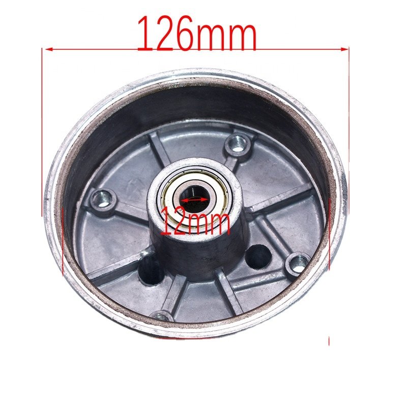 Rear Wheel Hub and Drum Brake Pads for Monkey Bike Z50 Z50R Z50A Z50J Z50JZ Z50GZ 8inch Wheel Rim