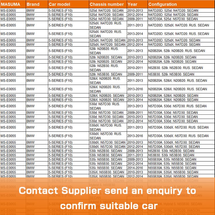 MS-E0055 MASUMA Custom Wholesale China Auto Original Brake Pad Car Auto Parts Brake Pads 58302-0WA00 D1816-9051