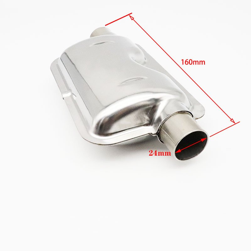 Quiet Driving Car Modification Air Parking Heater Auto Diesel Exhaust Pipe Silencer Muffler