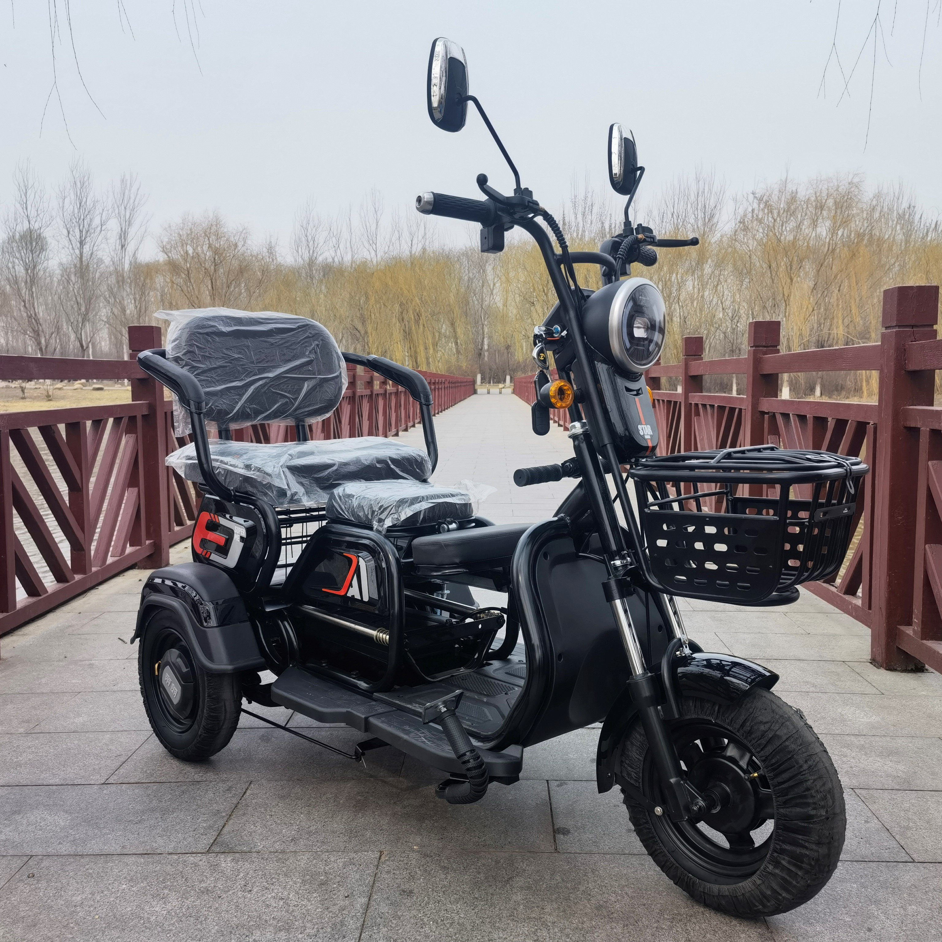 Cheap Smart Three Wheels Electric Tricycle 3wheels Transportation 500w Electric Tricycle Suitable Electric Scooter