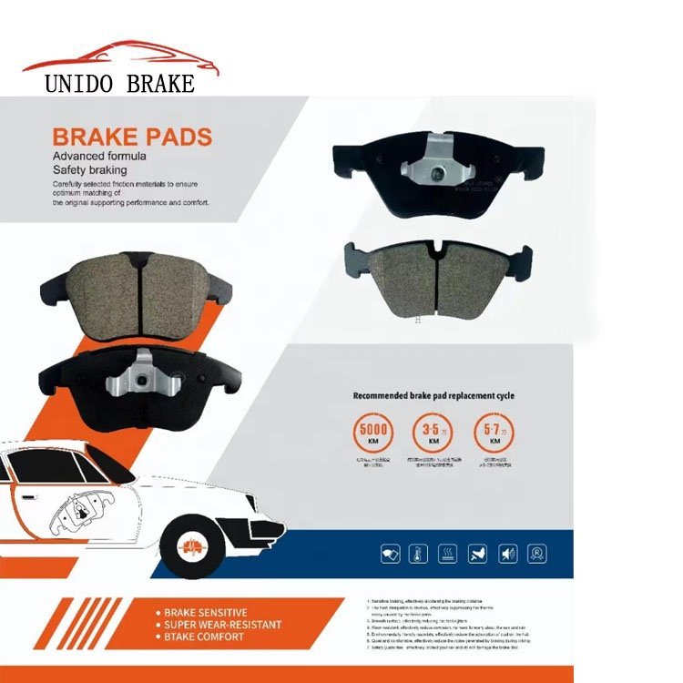China Manufacturer Good Performance No Noise Ceramic Disc Front Brake Pads with Fitting Kits