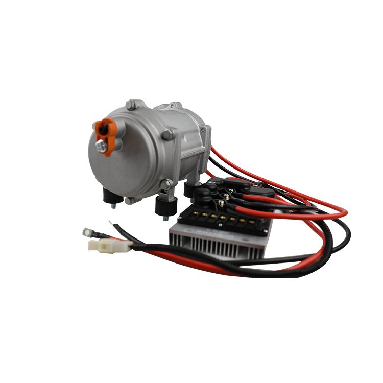 WELL-IN 12v Dc air Conditioner Compressor for Cars Universal Type Automotive Ac Electric Compressor for 12V