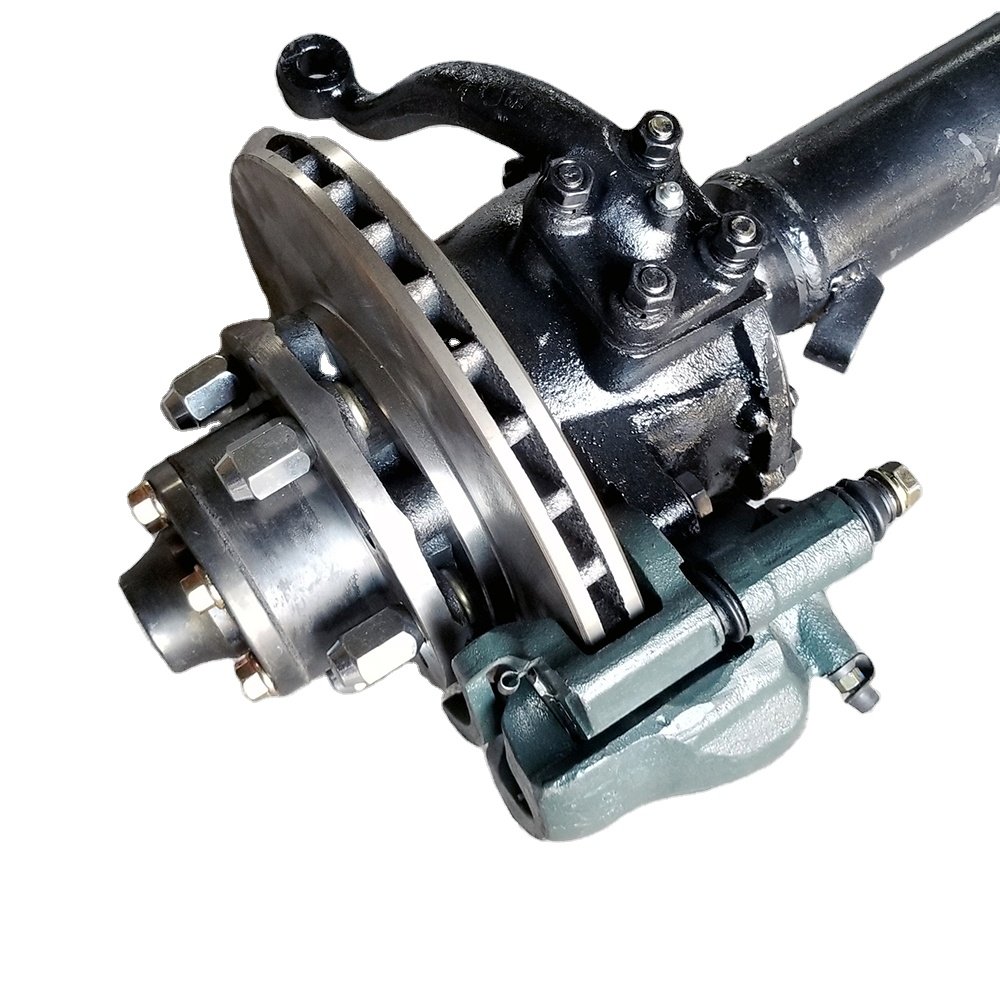High Quality 1-2Tons 4x4 Front Drive Axle of Truck for Tractor with Differential With Drum Brake Ratio Optional Factory Direct!
