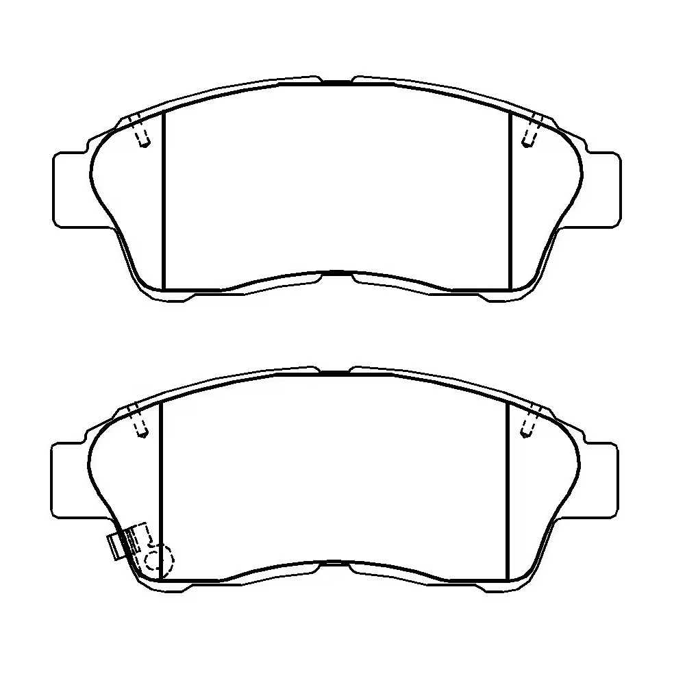 D562 OE NO 04465-05010 High Quality Brake Shoes Wholesale Brake Pads for TOYOTA
