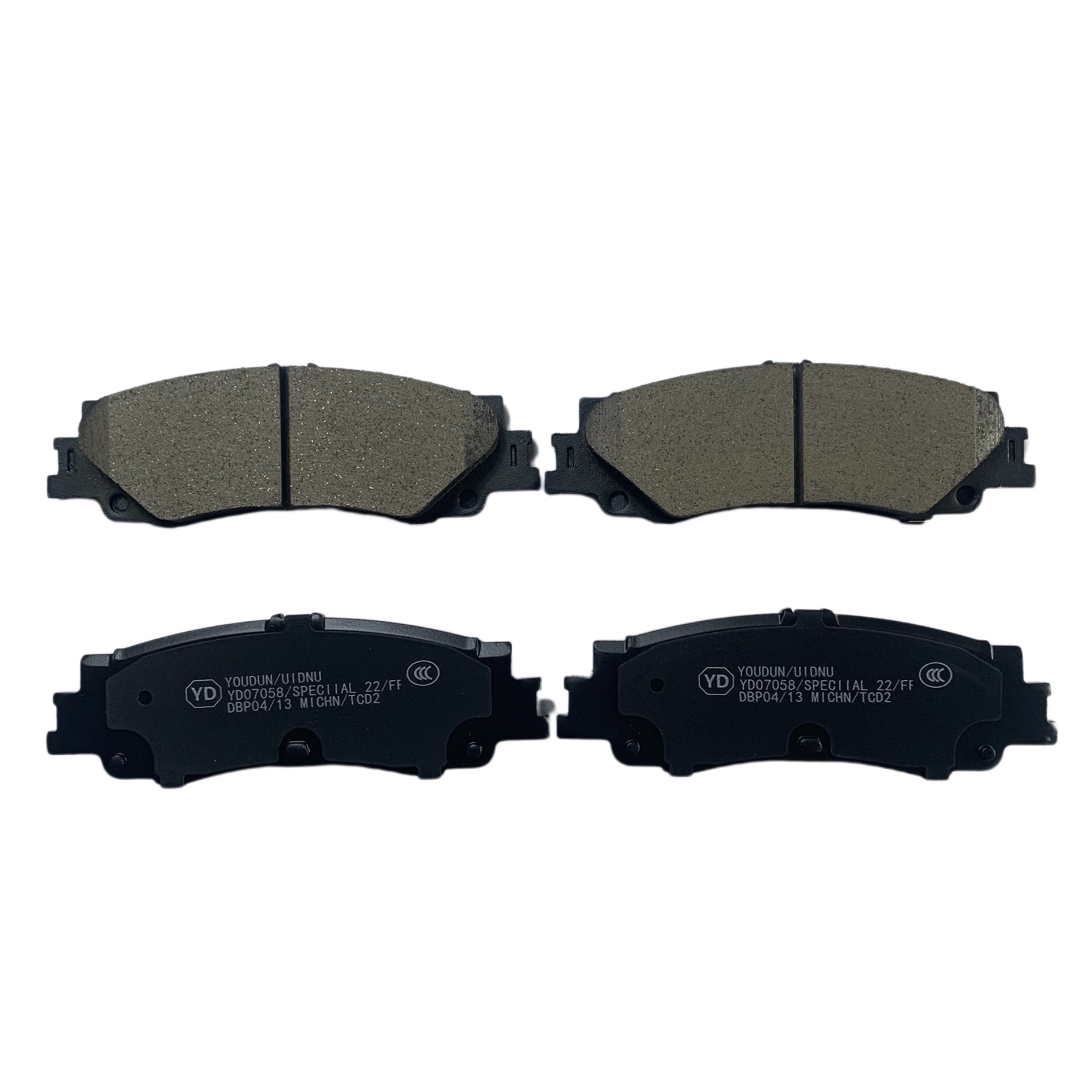 ODM OEM Factory Wholesale Toyot LAND CRUISER 300 D2443 D2439 YD-07058 04466-60190 04465-60380 KD2099 Ceramic Rear Brake Pads