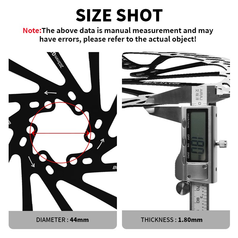 BUCKLOS G3 Brake Rotor 6 Bolt Bicycle Hydraulic Brake Rotor 203mm 180mm 160mm MTB Brake