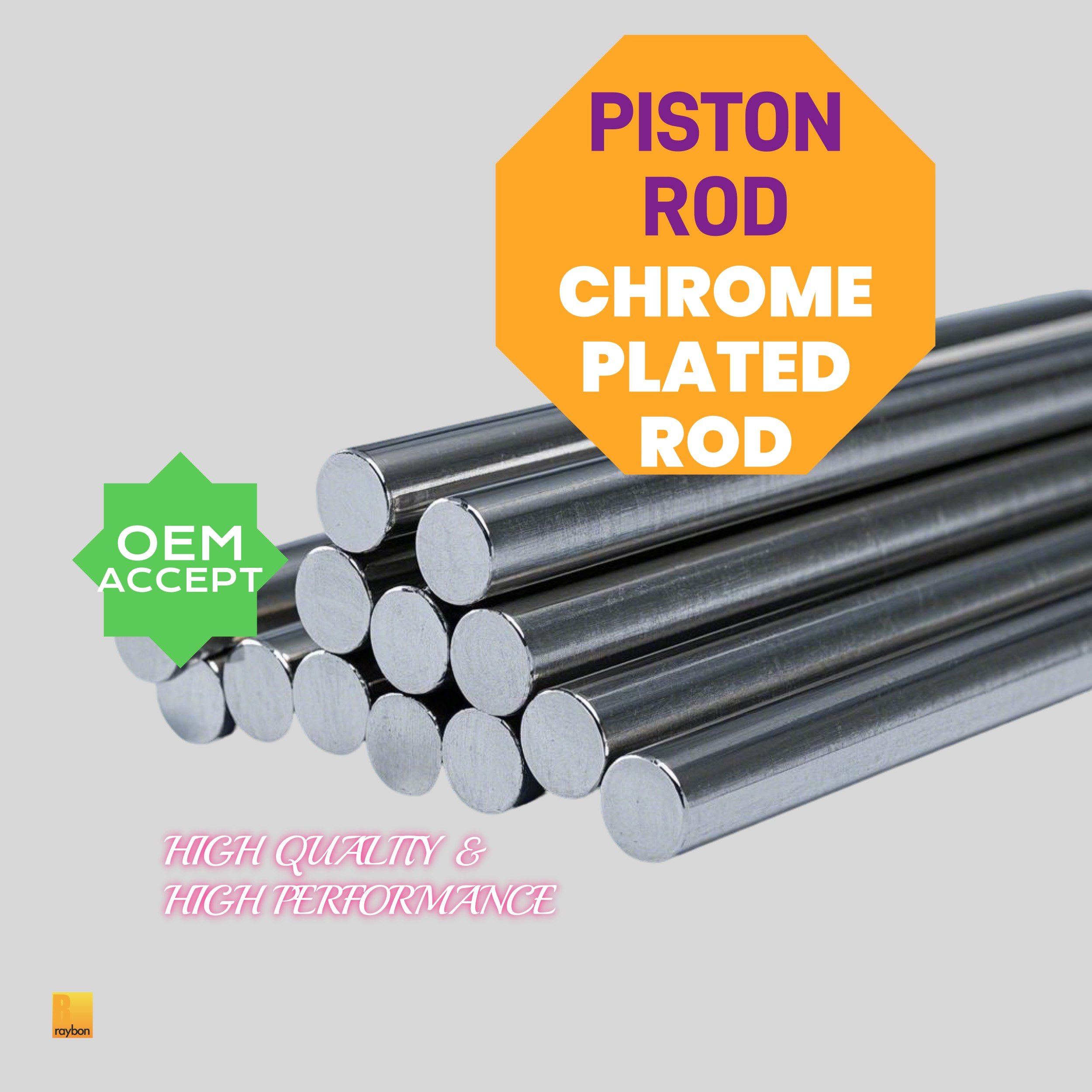 Prime CK45 40CrMo Hard Chrome-Plated Steel Bar Multi-Pass Detection Hydraulic Cylinder Piston Rod With New Linear Shaft