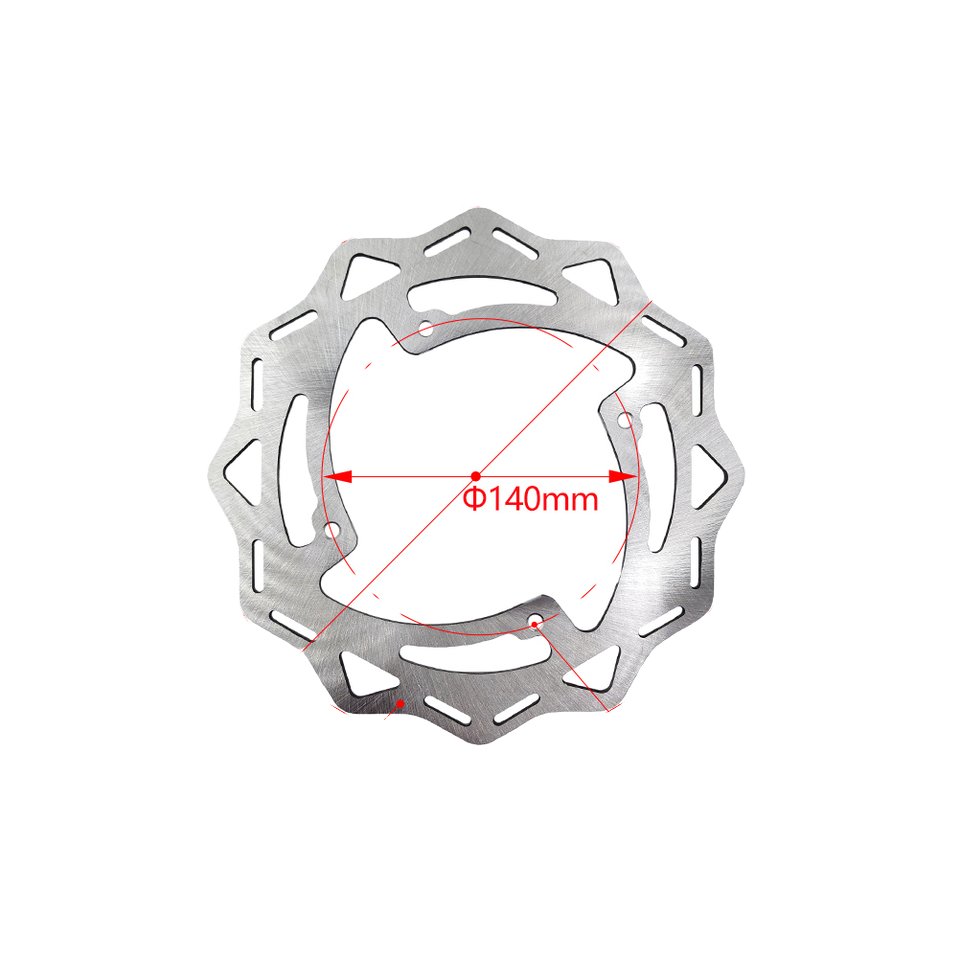 Turbolink Dirt Bike Motorcycle CR 125 CRF 250 450 240mm Rear Brake Disc for HONDA CRF250R CRF250RX CRF450R CRF450RX