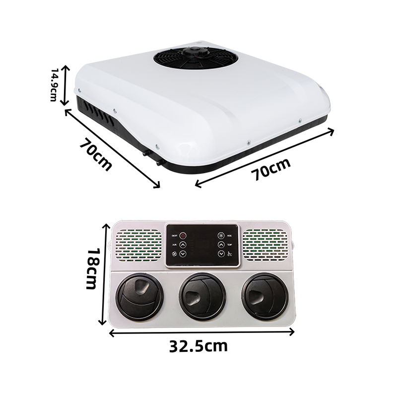 Electric Truck Air Condition Clear Easy Installation 12v/24v Air Conditioner for Cars Truck Van Parking Cooler