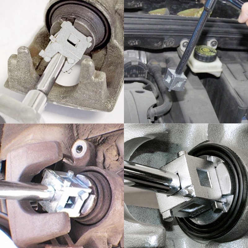3/8 Ratchet Wrench Car Disc Brake Piston Remover Regulator Brake Disassemble and Replace Brake Tool