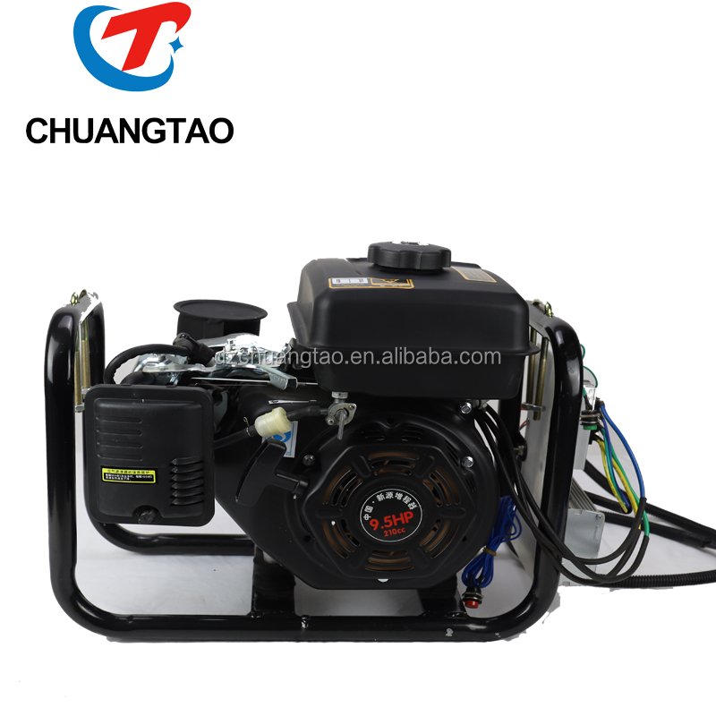 Automatic Start-stop Auto-throttle 3kw 5kw 24V 48V 60V 72V Electric Inverter Gasoline Generator for Home air Conditioner Trucks