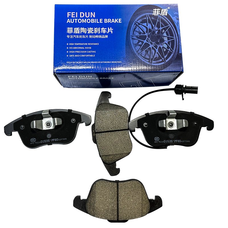 Noiseless Low-dust New Ceramic Formula Semimetallic Auto Parts Braking System Car Brake Pads for Hongqi H5 Hs5 E-HS9 H9